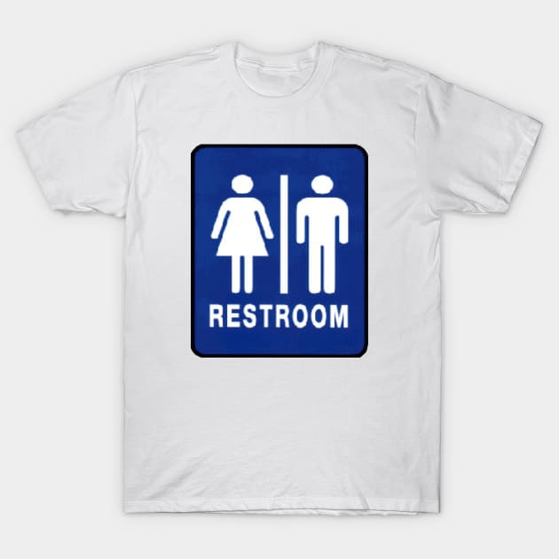 Restroom T-Shirt by Kleiertees